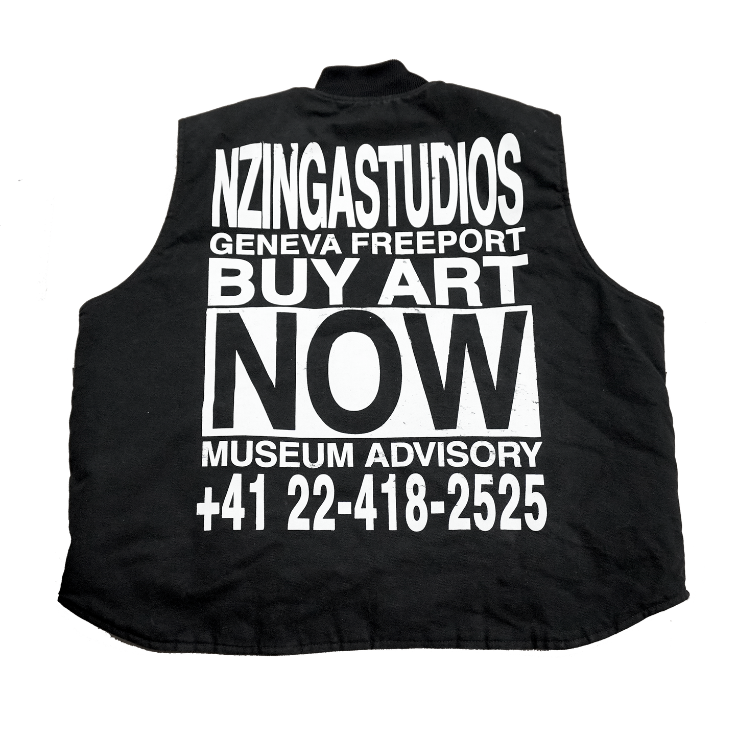Will Paint For Cash Vest Black 2XL