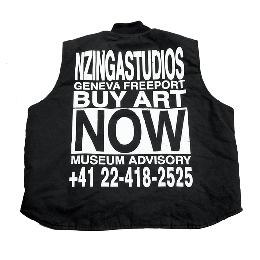 Will Paint For Cash Vest Black 2XL